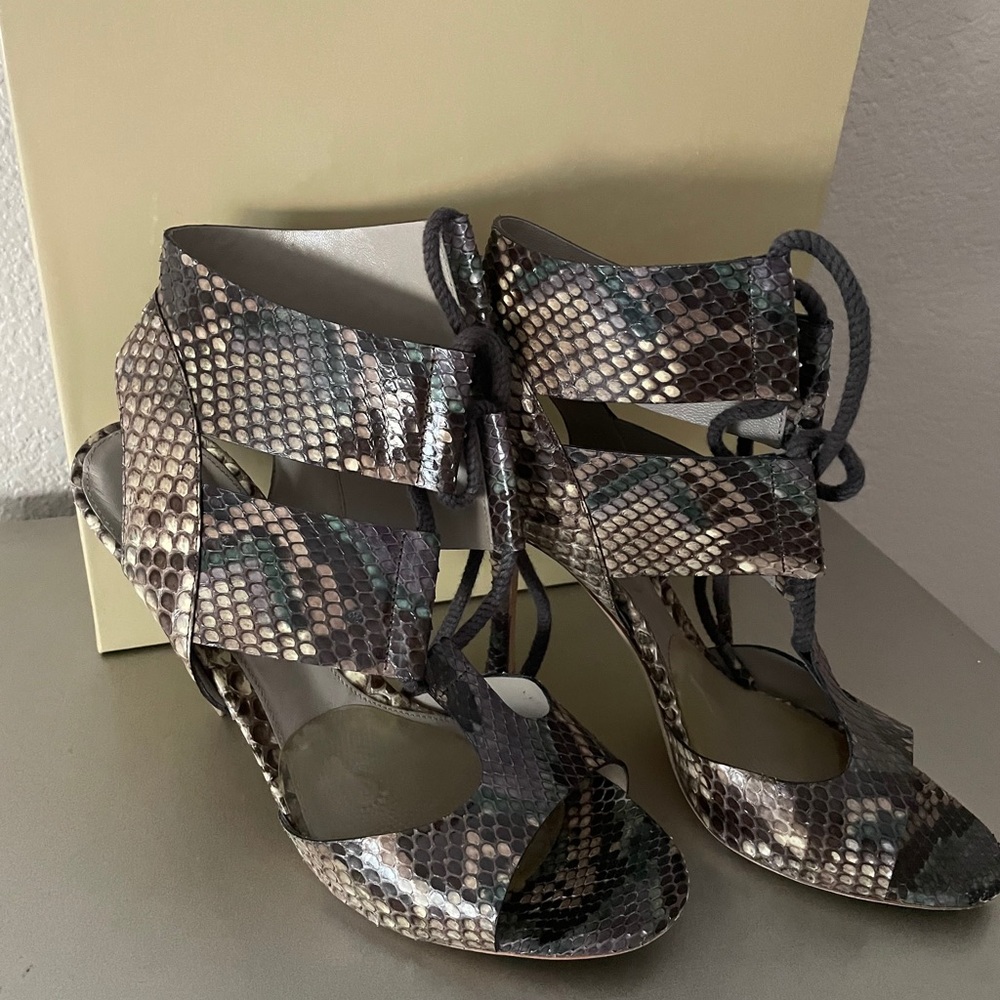 100mm python forest heels